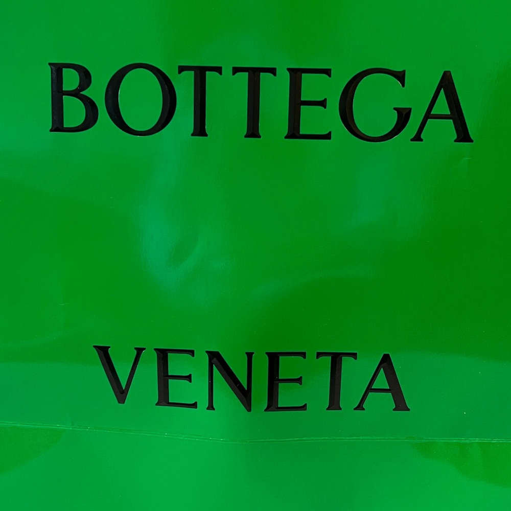 BOTTEGA VENETA Green shopping bag